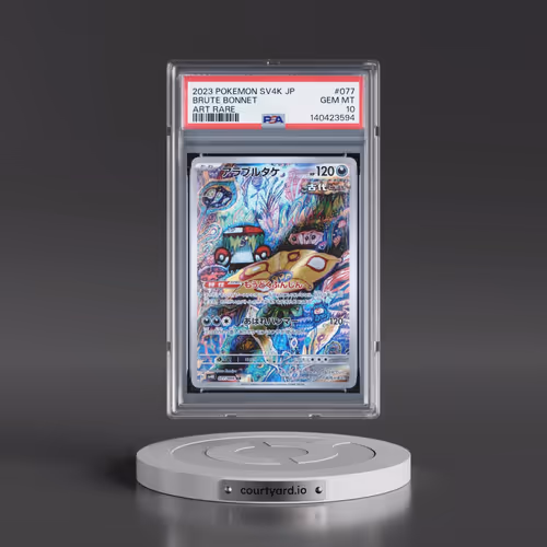 2023 Pokémon Sv4k-Ancient Roar #077 Brute Bonnet - Art Rare (PSA 10 GEM MINT)
