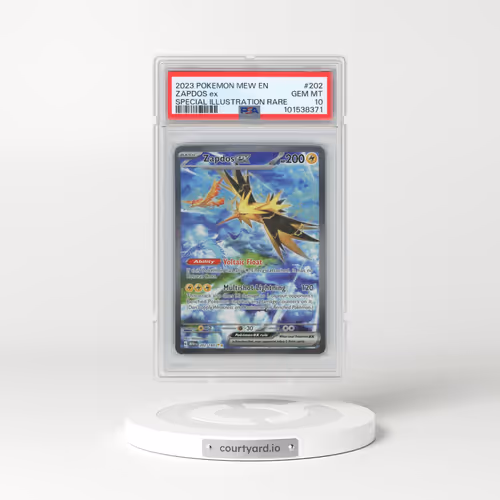 2023 Pokémon Mew EN-151 #202 Zapdos EX - Holo Special Illustration Rare (PSA 10 GEM MINT)