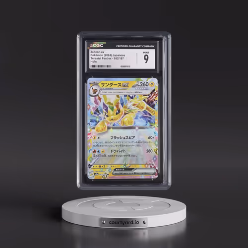 2024 Pokémon Sv8a-Terastal Fest EX #052 Jolteon EX - Holo (CGC 9 MINT)
