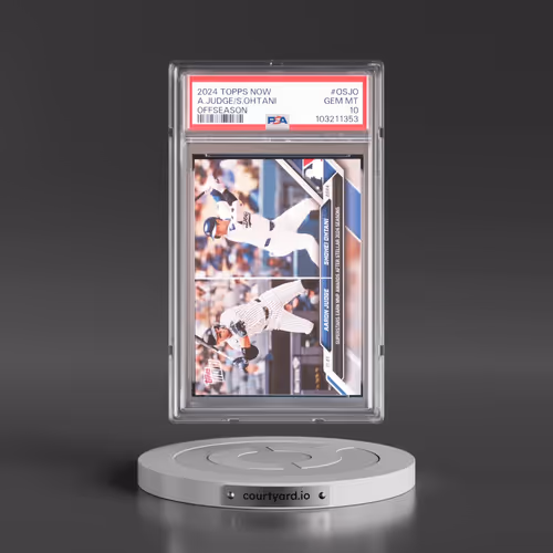 2024 Topps Now Offseason #OSJO Aaron Judge/Shohei Ohtani (PSA 10 GEM MINT)
