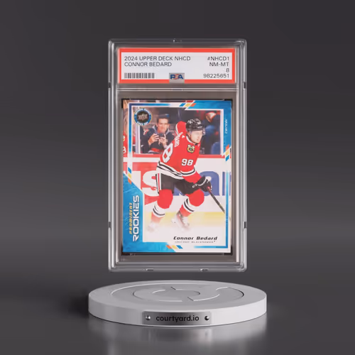2024 Upper Deck National Hockey Card Day #NHCD1 Connor Bedard (PSA 8 NM-MT)