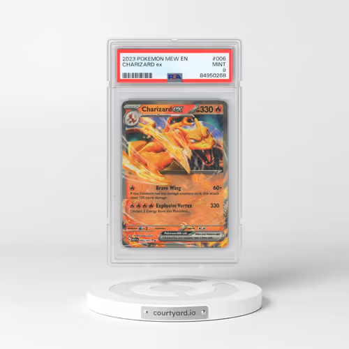 2023 Pokémon Mew EN-151 #006 Charizard EX - Holo (PSA 9 MINT)