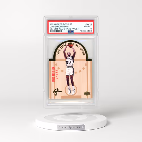 1993 Upper Deck Se Die Cut All-Stars #W13 David Robinson - West (PSA 8 NM-MT)