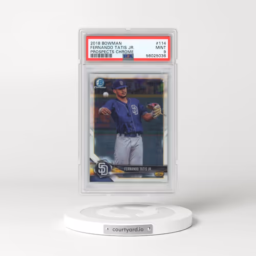 2018 Bowman Prospects Chrome #114 Fernando Tatis Jr. (PSA 9 MINT)