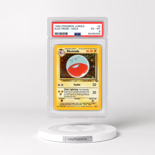 1999 Pokémon Jungle #2 Electrode - Holo (PSA 6 EX-MT)