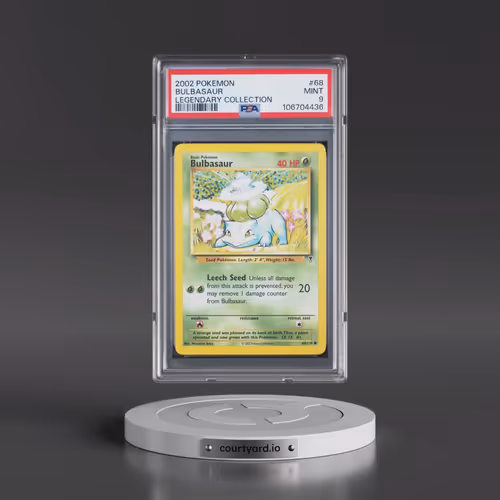 2002 Pokémon Legendary Collection #68 Bulbasaur (PSA 9 MINT)