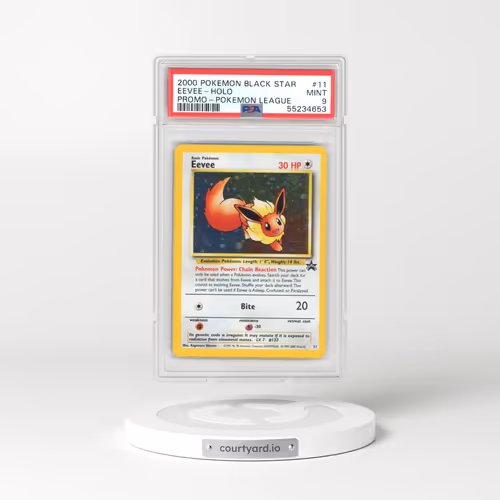 1999 Black Star Promos #11 Eevee - Holo Pokémon League (PSA 9 MINT)