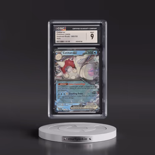 2025 Destined Rivals - DRI EN #065/182 Cetitan ex - Holo (CGC 9 MINT)