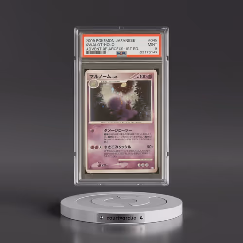 2009 Pokémon Advent of Arceus #045 Swalot - 1st Edition Holo (PSA 9 MINT)