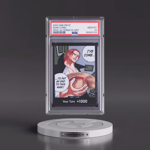 2023 One Piece OP02-Paramount War Don!! Card - Alternate Art (PSA 10 GEM MINT)