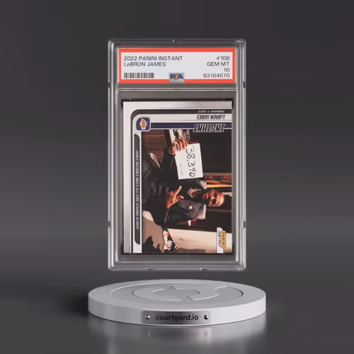 2022 Panini Instant #108 LeBron James (PSA 10 GEM MINT)