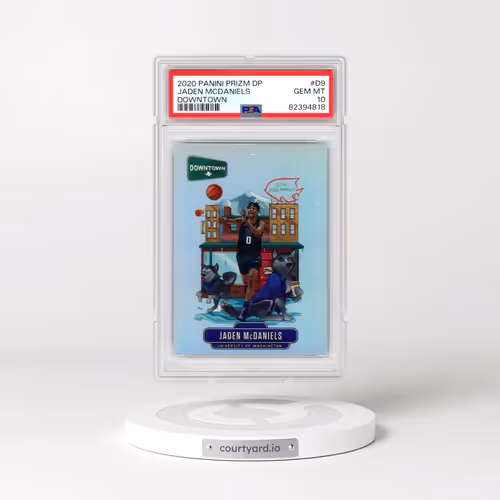 2020 Panini Prizm Draft Picks Downtown #D9 Jaden Mcdaniels (PSA 10 GEM MINT)