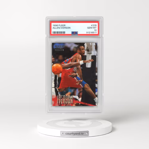 1996 Fleer #235 Allen Iverson (PSA 10 GEM MINT)