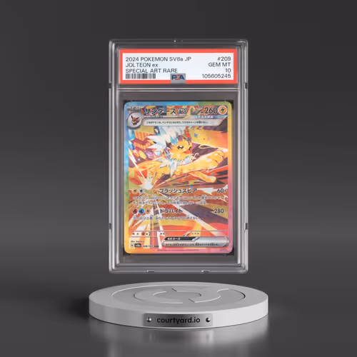 2024 Pokémon Sv8a-Terastal Fest EX #209 Jolteon EX - Holo Special Art Rare (PSA 10 GEM MINT)