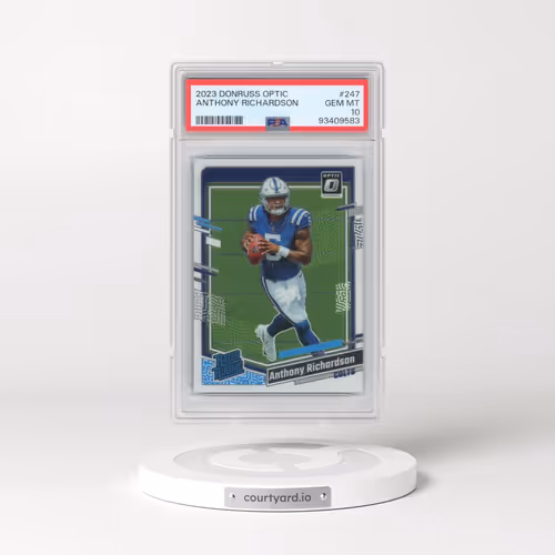 2023 Panini Donruss Optic #247 Anthony Richardson (PSA 10 GEM MINT)