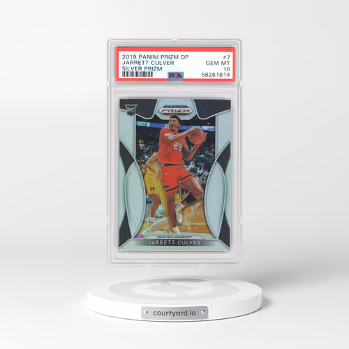 2019 Panini Prizm Draft Picks #7 Jarrett Culver - Silver Prizm (PSA 10 GEM MINT)