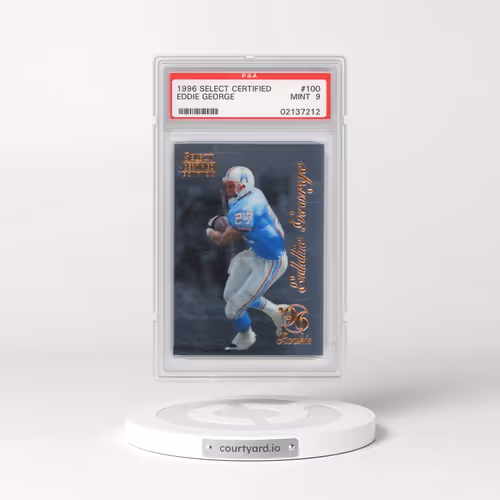 1996 Select Certified #100 Eddie George (PSA 9 MINT)