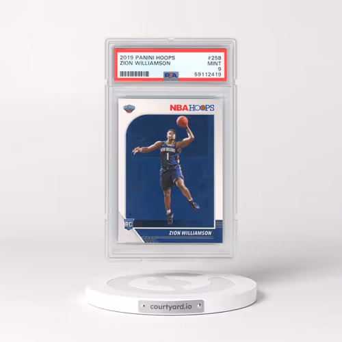 2019 Panini Hoops #258 Zion Williamson (PSA 9 MINT)