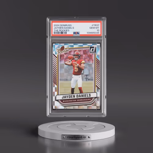 2024 Panini Donruss the Rookies #TR37 Jayden Daniels (PSA 10 GEM MINT)