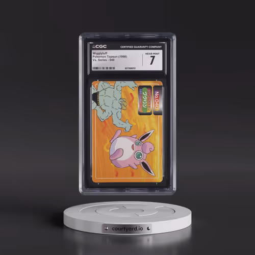 1997 (Two Pokémon) Vs. Series #040 Wigglytuff - (ã??ã??ã??)"Top" Logo on Back of Card (CGC 7 NM)