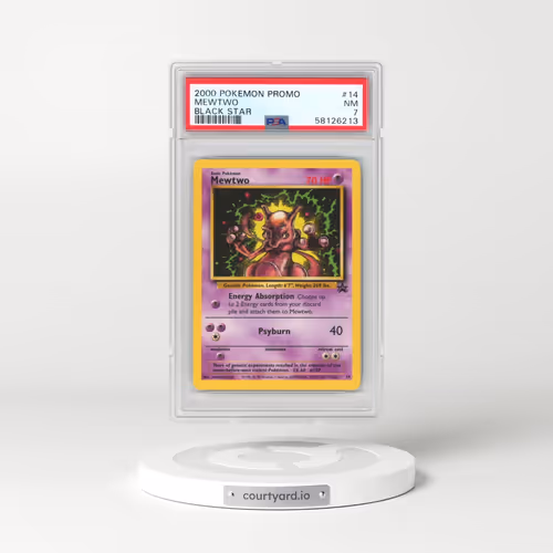 2000 Pokémon Promo Black Star #14 Mewtwo (PSA 7 NM)
