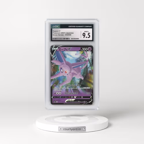 2021 Eevee Heroes #035/069 Espeon V - Holo (CGC 9.5 MINT+)