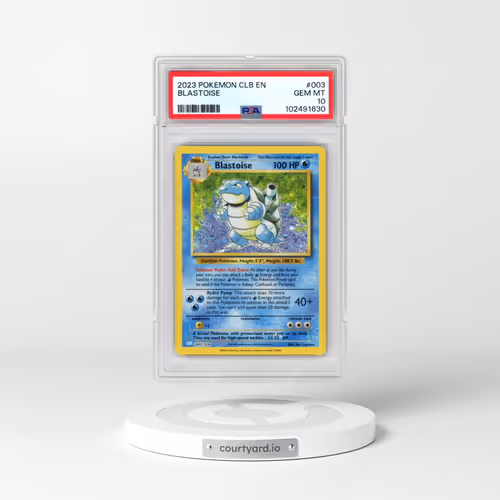 2023 Pokémon Clb-Trading Card Game Classic Blastoise & Suicune EX Deck #003 Blastoise (PSA 10 GEM MINT)