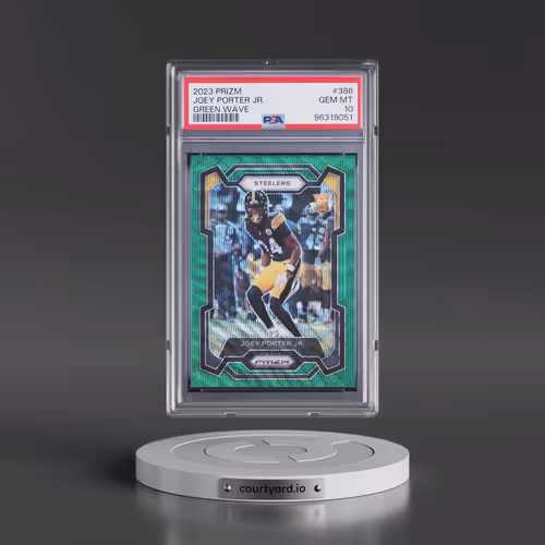 2022 Panini Prizm #386 Joey Porter Jr. - Green Wave (PSA 10 GEM MINT)