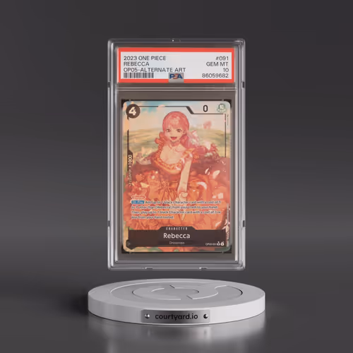 2023 One Piece Awakening of the New Era #091 Rebecca - Alternate Art (PSA 10 GEM MINT)