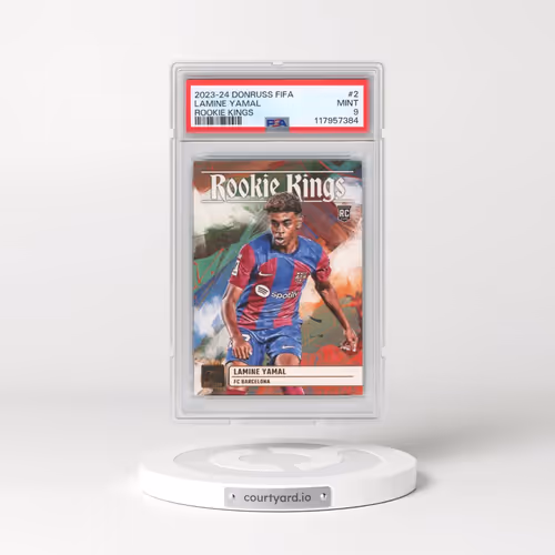 2023-24 Panini Donruss FIFA Rookie Kings #2 Lamine Yamal (PSA 9 MINT)
