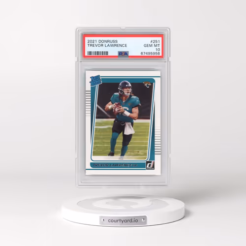 2021 Panini Donruss #251 Trevor Lawrence (PSA 10 GEM MINT)