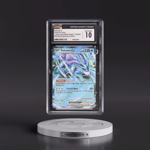2023 Pokémon Clb-Trading Card Game Classic Blastoise & Suicune EX Deck #010 Suicune EX - Holo (CGC 1