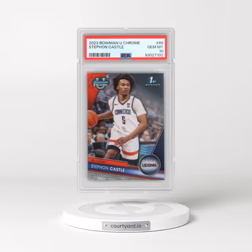 2023 Bowman University Chrome #88 Stephon Castle (PSA 10 GEM MINT)