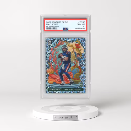 2021 Panini Donruss Optic Downtown #DT40 Mac Jones (PSA 10 GEM MINT)