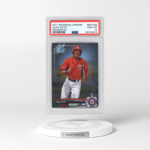 2017 Bowman Chrome Prospects #BCP180 Juan Soto (PSA 10 GEM MINT)