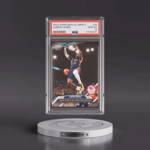 2024 Topps Now Olympic Games #30 LeBron James (PSA 10 GEM MINT)