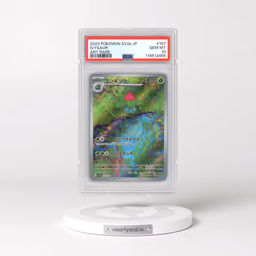 2023 Pokémon Sv2a-Pokemon 151 #167 Ivysaur - Art Rare (PSA 10 GEM MINT)
