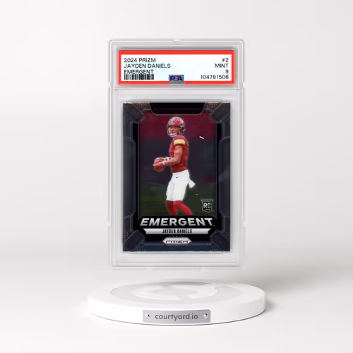 2024 Panini Prizm Emergent #2 Jayden Daniels (PSA 9 MINT)