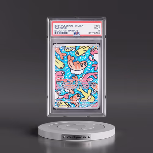 2024 Pokémon Twm EN-Twilight Masquerade #186 Tatsugiri - Illustration Rare (PSA 9 MINT)