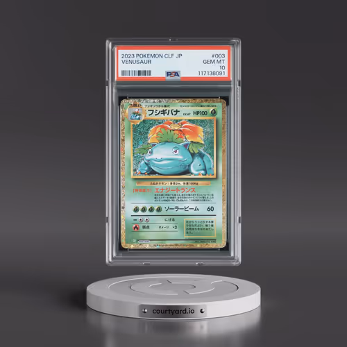 2023 Pokémon Clf-Trading Card Game Classic Venusaur & Lugia EX Deck #003 Venusaur (PSA 10 GEM MINT)