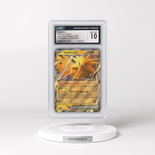 2023 Black Star Promos - Scarlet & Violet SVP EN #049 Zapdos ex - 151 ex Box-Zapdos ex Holo (CGC 10 GEM MINT)