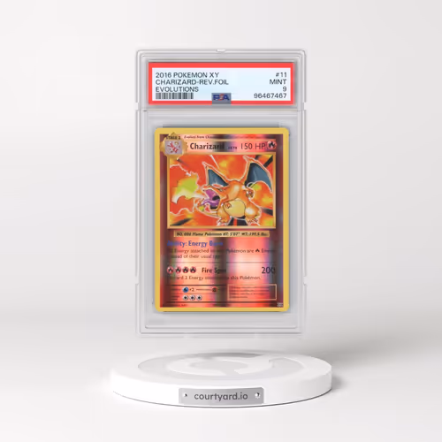 2016 Pokémon XY Evolutions #11 Charizard - Reverse Foil (PSA 9 MINT)