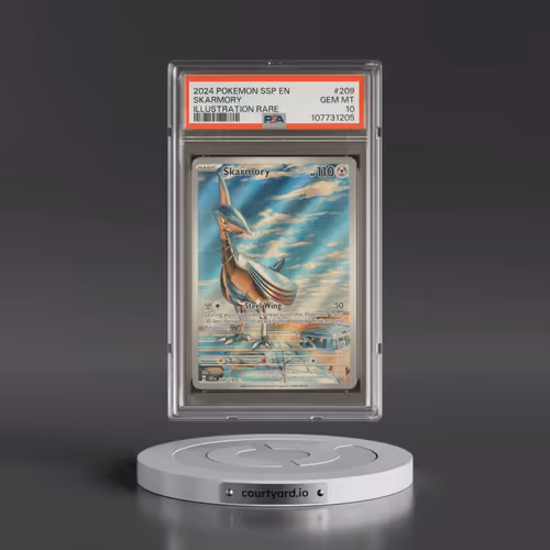2024 Pokémon Ssp EN-Surging Sparks #209 Skarmory - Illustration Rare (PSA 10 GEM MINT)