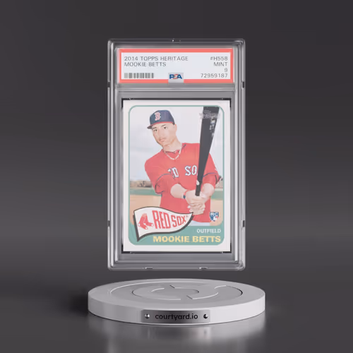2014 Topps Heritage #H558 Mookie Betts (PSA 9 MINT)