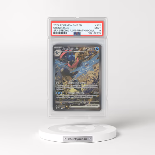 2024 Pokémon Svp EN-SV Black Star Promo #132 Greninja EX - Holo Shrouded Fable Special Illustration