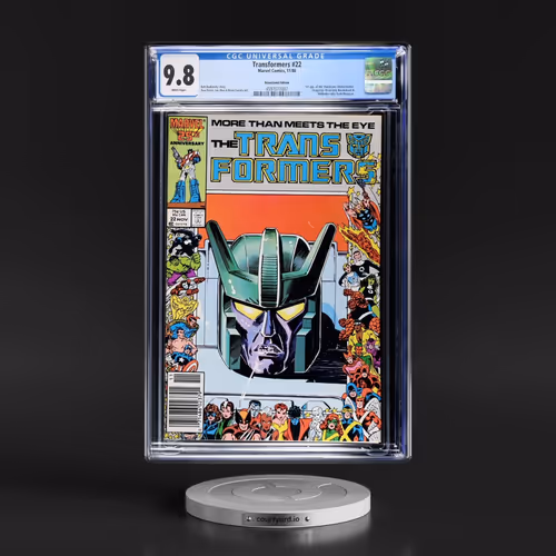Transformers #22 CGC 9.8 White Pages (Marvel Comics, 11/86) - Newsstand Edition