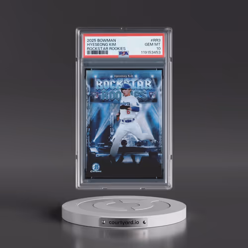 2025 Bowman Rockstar Rookies #RR3 Hyeseong Kim (PSA 10 GEM MINT)