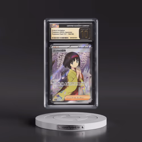2023 Pokémon Card 151 #196/165 Erika's Invitation - Super Rare Holo (CGC 10 PRISTINE)