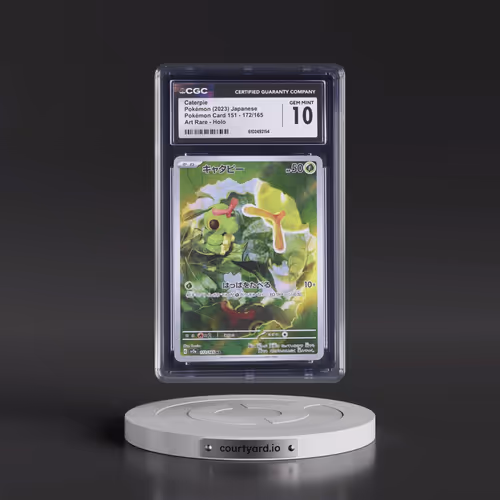 2023 Pokémon Card 151 #172/165 Caterpie - Art Rare Holo (CGC 10 GEM MINT)