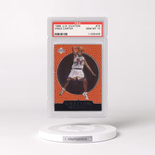 1998 Upper Deck Ovation #75 Vince Carter (PSA 10 GEM MINT)